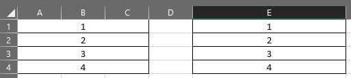  Excel - Birleştir ve Ortala' yı birden çok hücreye uygulama