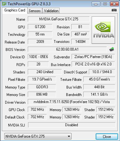  GTX 275 AMP-GTX 275-GTX 280-HD4890 TEST SONUÇLARI