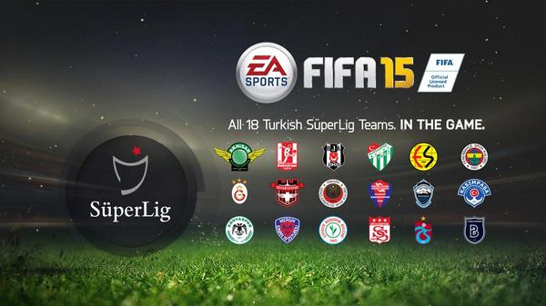FIFA 15'te Türkiye Ligi'ndeki Bütün Takımlar Olacak