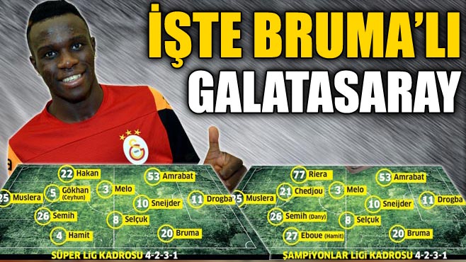  İşte Bruma'lı Galatasaray