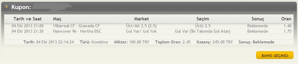  ULTRA CANLI %80 Risk