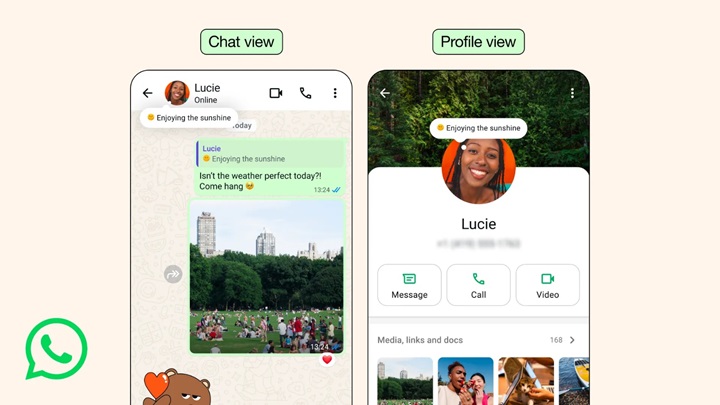 WhatsApp, yeni özelliği ile daha dinamik bir profil deneyimi sunuyor