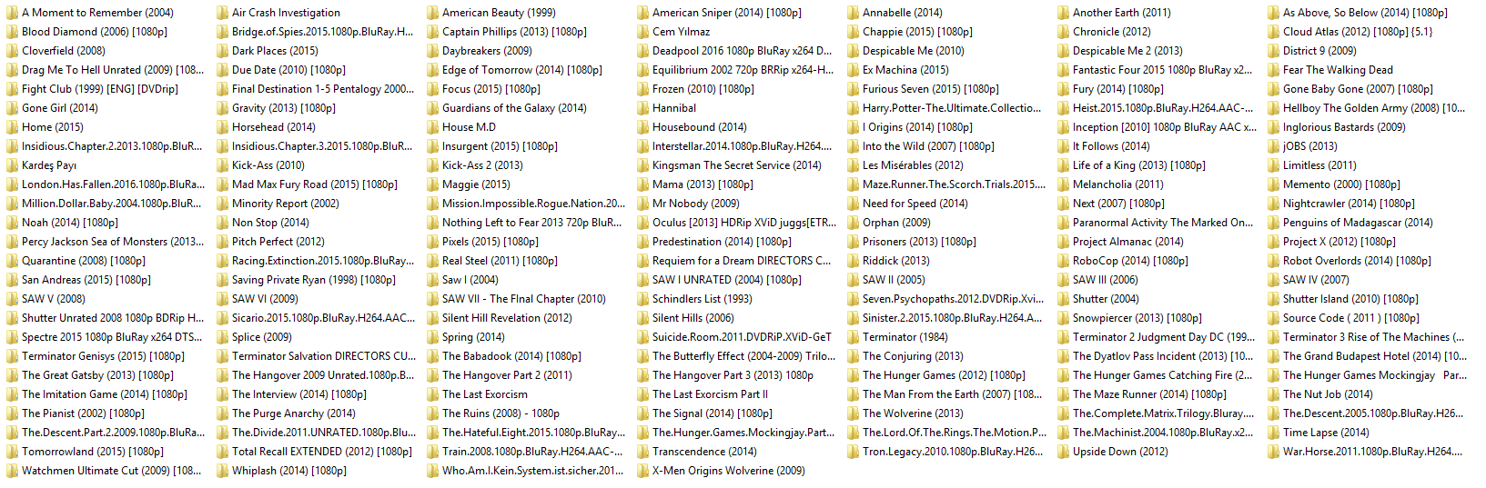  710GB'lık film arşivimi paylaşıyorum [SS'li]