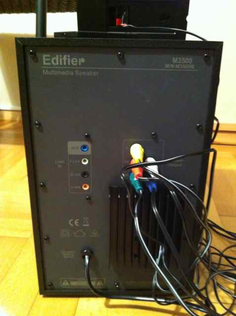  Edifier M3500 TV bağlantısı