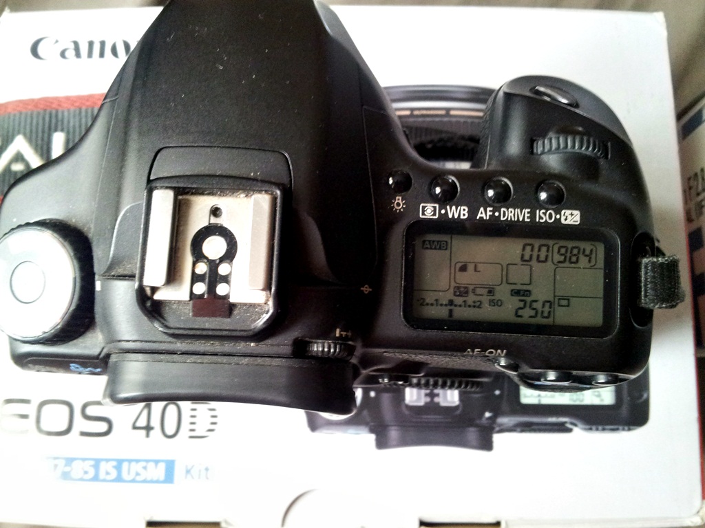  Canon 40D + Tamron 17-50mm f2.8 full set