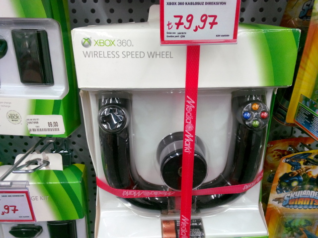  Xbox 360 Wireless Speed Wheel