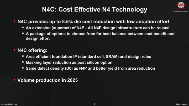 Çok daha performanslı ve verimli orta sınıf işlemciler yolda: TSMC, N4C teknolojisini tanıttı