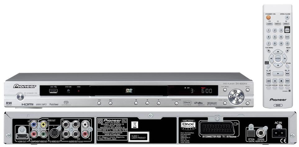  Pioneer DV600 için A/R+5+1 ses sistemi