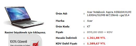  -_-En Çok Satılan Dizüstü Bilgisayarlar (bazı internet mağazalarında)-_-