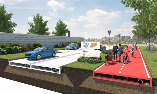 Yüzde yüz dönüştürülebilir 'Plastik yollar' asfalt yolları tarih edecek