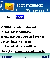  Turkcell'den 2 MB Ücretsiz Wap Kullanımı...