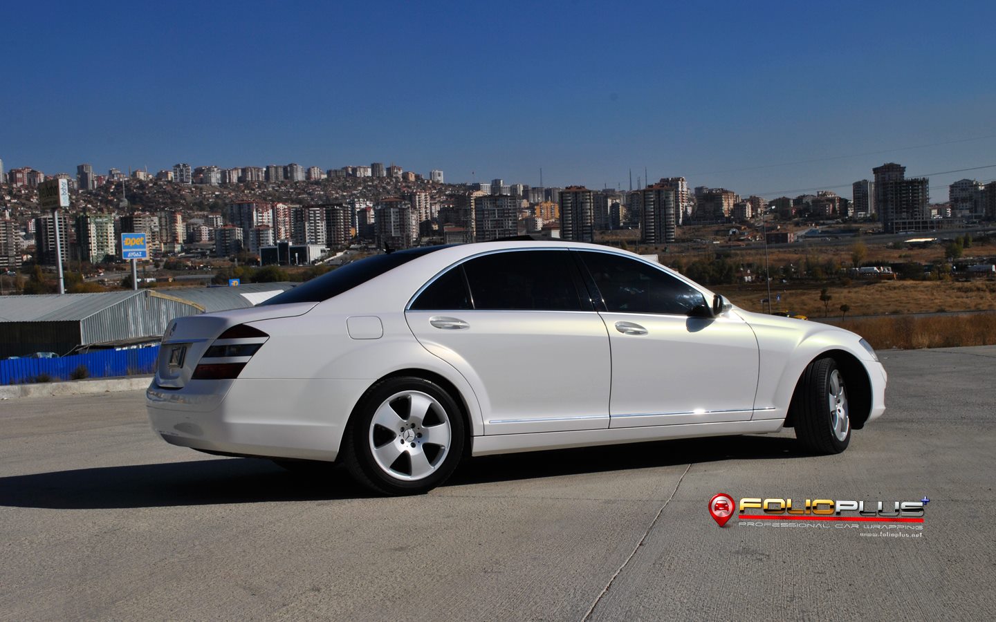  Mercedes S 350 | Sedefli Beyaz | FolioPlus Araç Kaplama - Ankara