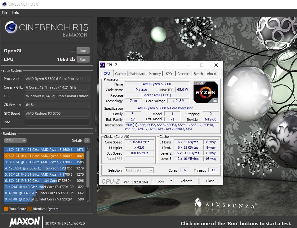 Yeni Ryzen 5 3600 @ 4.5ghz 1.225V