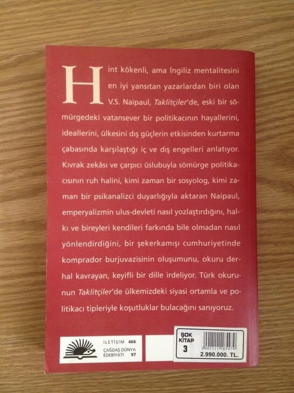  Satilik Düsünce-Tarih-Ingilizce-Roman vs Kitaplar