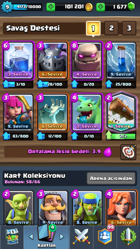 CLASH ROYALE  / En Yüksekteklife SATILIK (kardeşim 400 vermiş,konuyu okuyun)