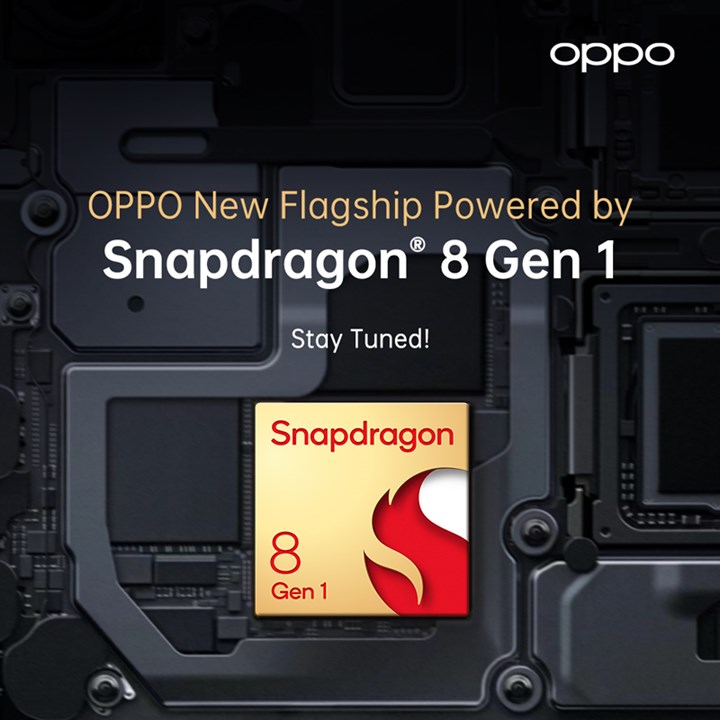 Oppo, Snapdragon 8 Gen 1 işlemcili akıllı telefonu için tarih verdi