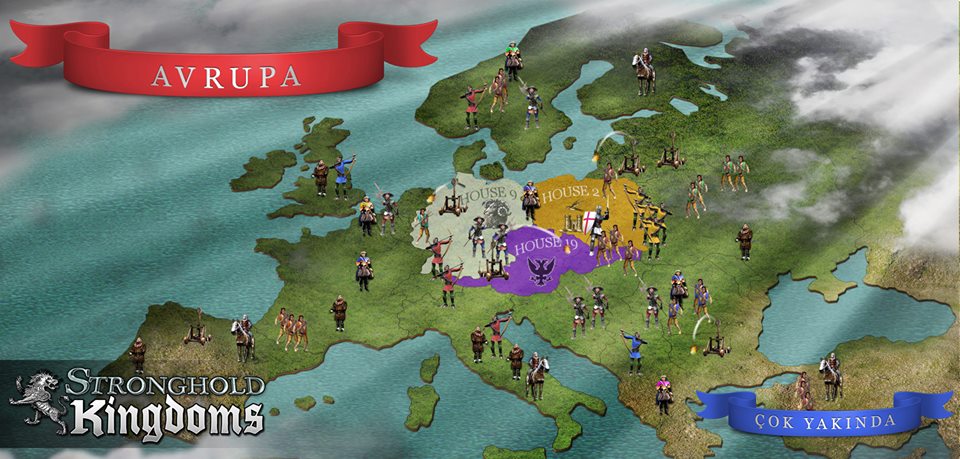  Stronghold Kingdoms Avrupa Haritası
