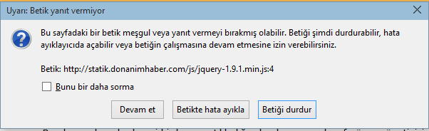  CHROME Kullanarak Konulara Girdiğimde Sayfa Kitleniyor -EDİT GELDİ-