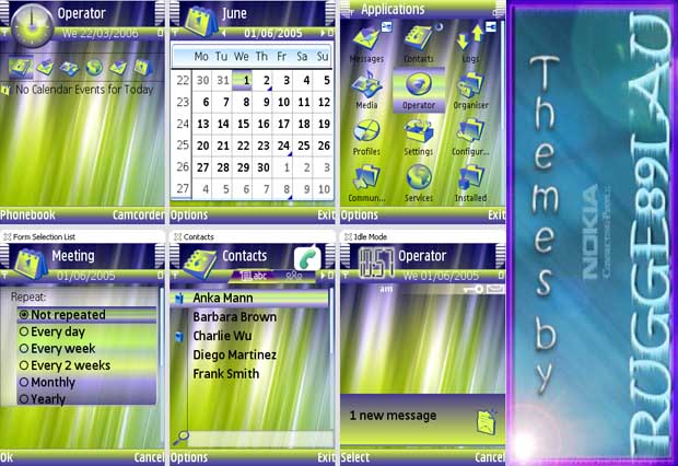  »» ı|[NOKIA SYMBIAN OS™ v9.x 3rd ED]|ı UYUMLU TEMALAR..