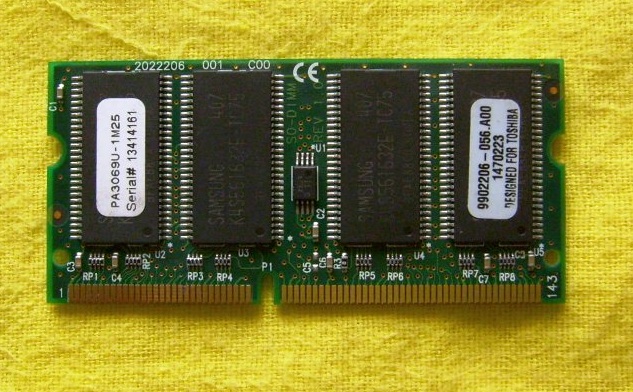  256mb 100mhz Notebook Sdram