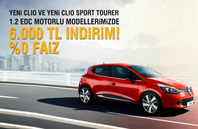  RENAULT MART KAMPANYASINDA 6000 TL İNDİRİM