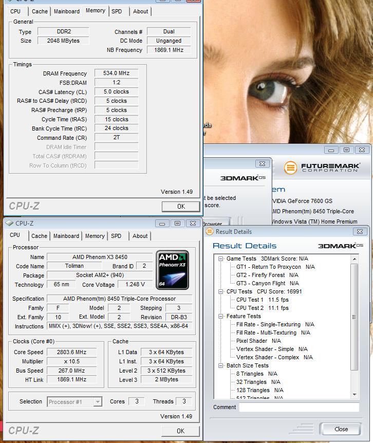  AMD 7750 ve GİGABYTE GA-MA770-DS3 ile OC