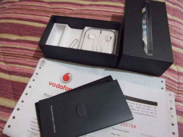  İPHONE 5 32GB VODAFONE 30-12-2012--2175 TL