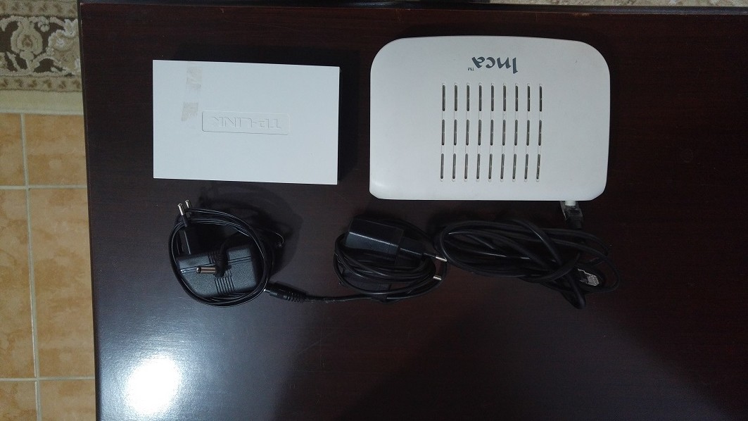 Inca modem+switch hediye