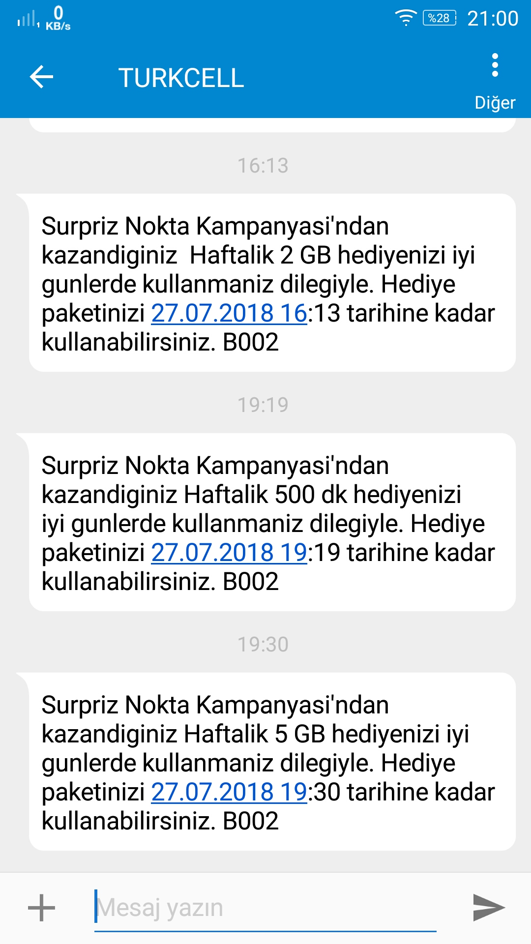 Turkcell Sarı Nokta Kampanyası Devam Ediyor