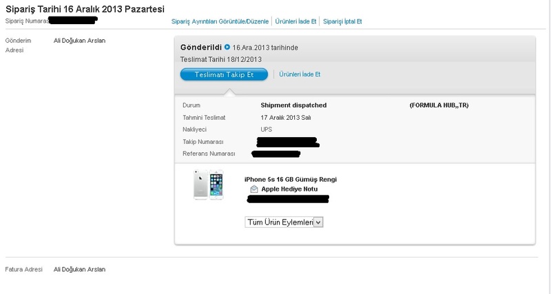  Apple Online Store'dan Alışveriş Yapanlar(iPad, iPhone Siparişleri)[ANA KONU]