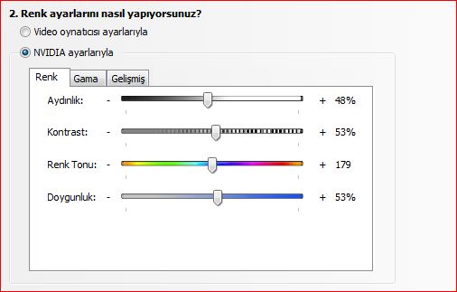  NVIDIA Video Renk Kalitesi Artırma