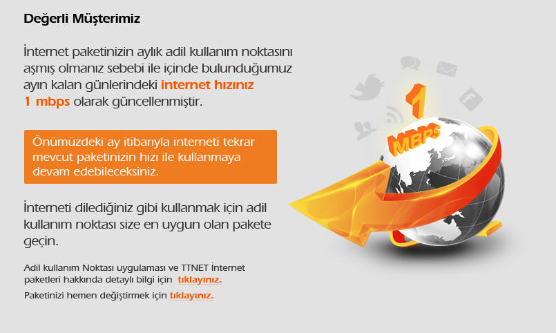  3 aylık 8mbps limitsiz internet 135 lira (aylık 45 lira 50gb akk)