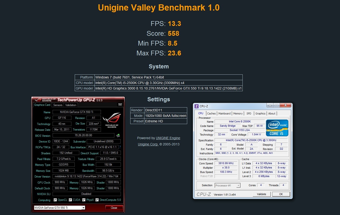  7850 ANORMAL benchmark skoru !!