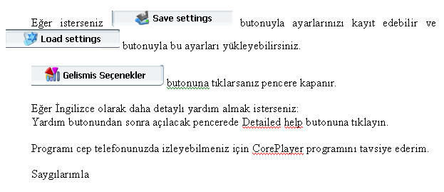  S60 V3 OS 9.1'SADECE'Program Alanı (___)