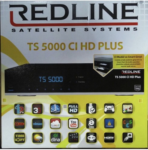 Redline TS 5000 CI HD PLUS SIFIR CİHAZ