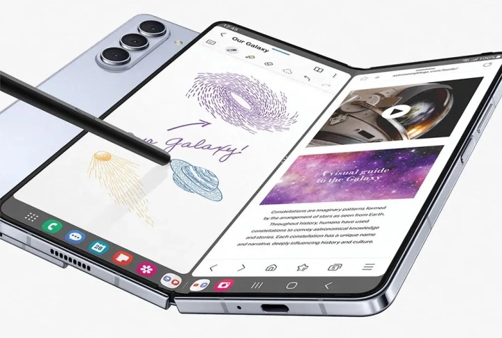 Samsung Galaxy Z Fold 5 tanıtıldı: Her zamankinden daha ince, hafif ve taşınabilir