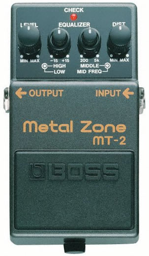  Satılık Boss MT-2 Metal Zone ve Boss CS-3 Compression Sustainer pedal