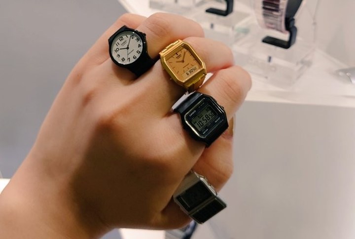 Casio, yüzük şeklinde bir minyatür saat koleksiyonu çıkardı