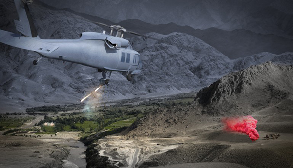 İsrail merkezli Duke Airborne Systems firması, helikopterler için geliştirdiği silah sistemini görücüye çıkarttı