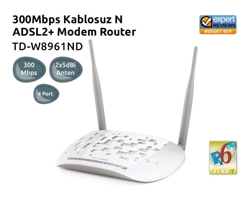  TP LİNK 8961ND 300 MBPS SIFIR GİBİ MODEM ROUTER