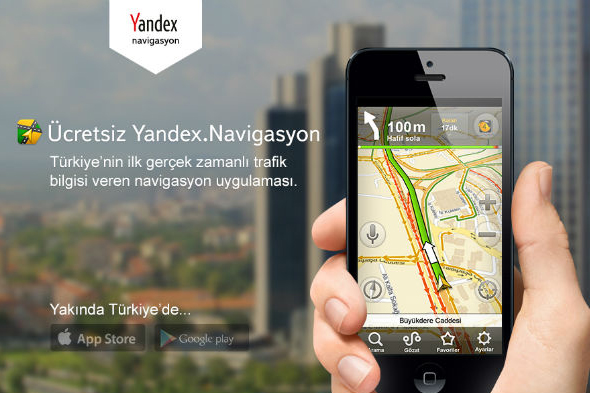 Yandex Navigasyon indirmeye sunuldu