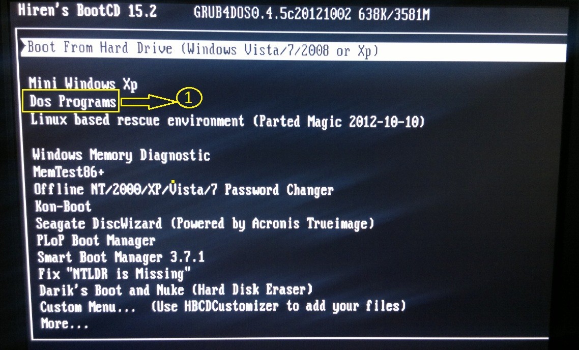  Hiren's BootCD programında sorun! (Administrator şifresini kıramıyorum)