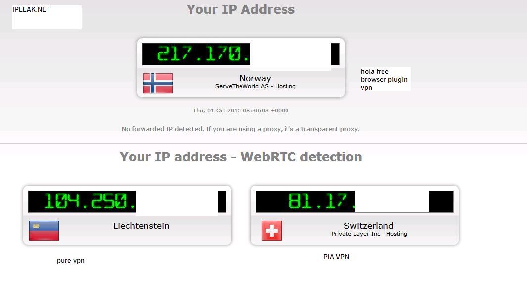 PIA ve PUre VPN ikisi bir arada calısıyor