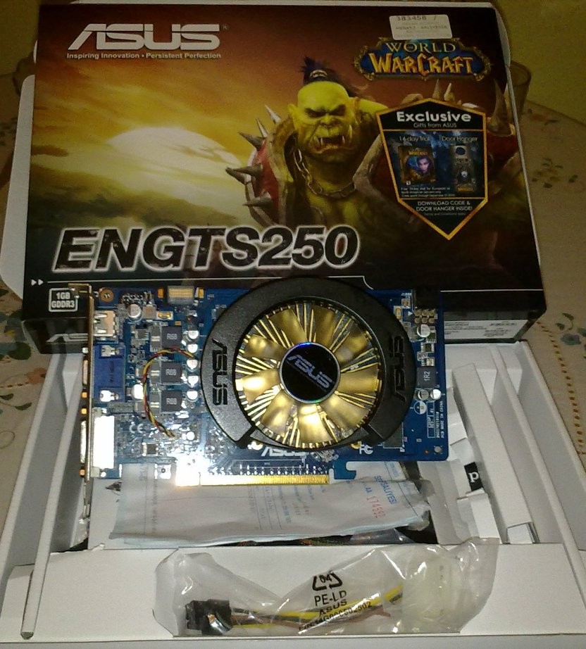  SATILIK ASUS GTS250 - 1 GB - 256 BIT - RESİMLİ