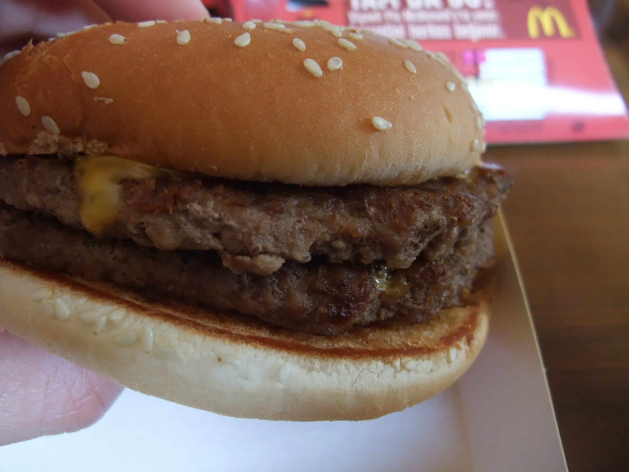  McDonald's Double Quarter Pounder  + Çıtır Soğan + Cherry Pie [Tadım Notlarım ve Fotoğraflar]