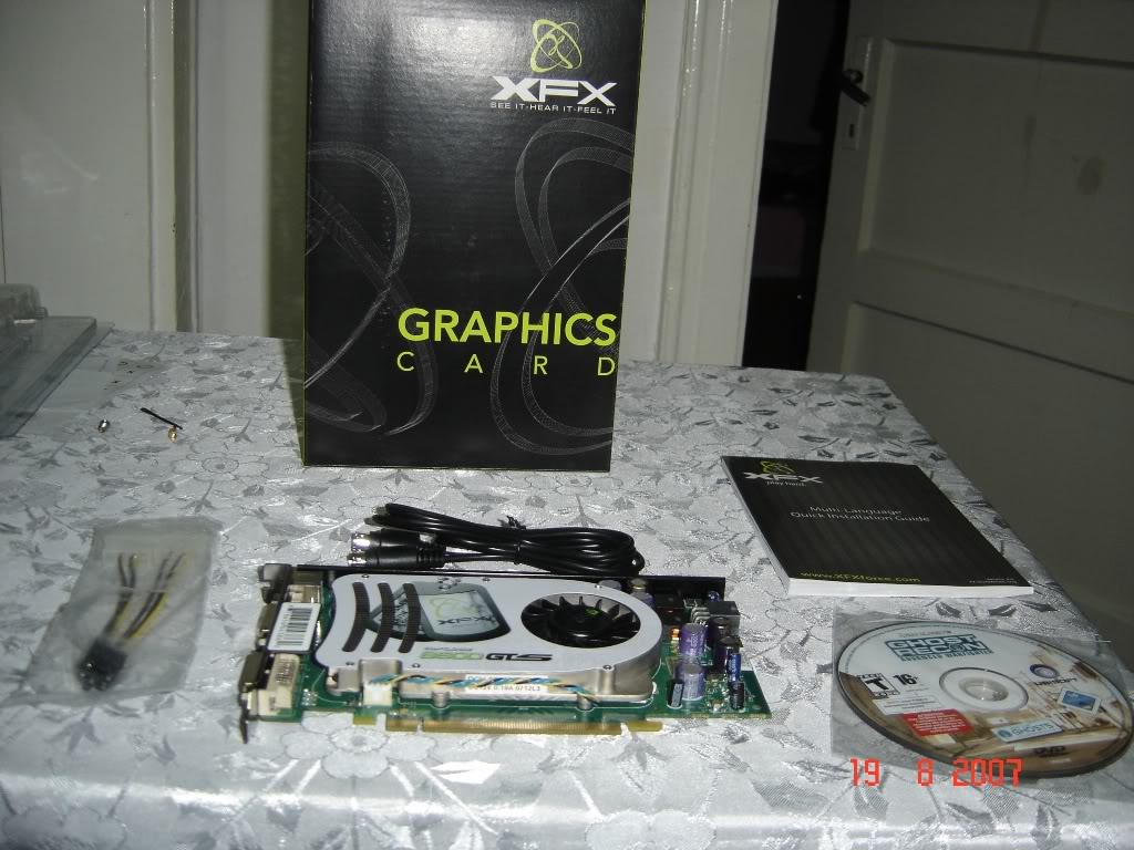  XFX - 8600GTS XXX ED  3dmark ve oc değerleri