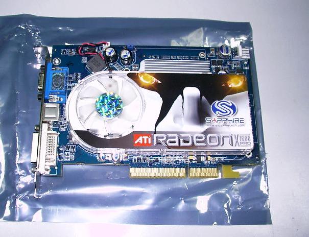  SAPPHIRE X1600 PRO DDR3 256MB AGP O.C EDITION