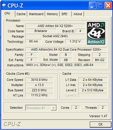  AMD Athlon X2 5200+ 2M OverClock Nasıl Yapılır yardım ?