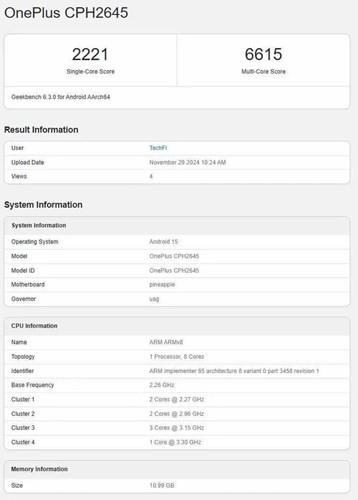 OnePlus 13R, Geekbench'te görüntülendi: İşte amiral gemisi özellikler