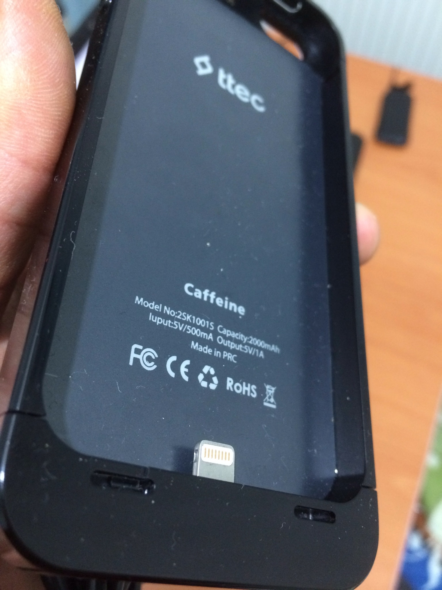  iPhone 5 TTEC ŞARJLI KILIF düşük fiyata acil